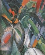 Franz Marc Details of Rain (mk34) oil on canvas